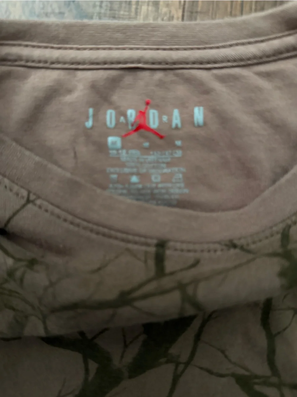 Jordan kids Brown Crewneck tshirt with Red Jumpman Logo